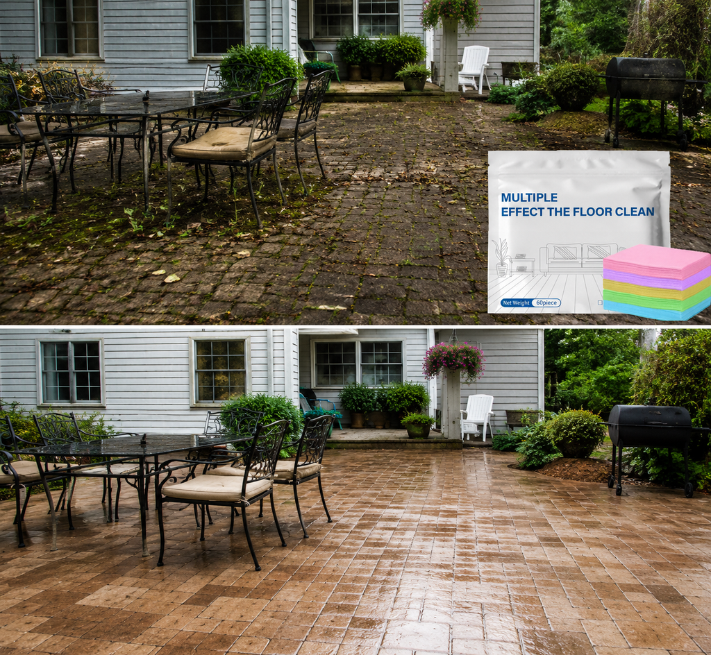 🔥 Buy 1 Get 1 FREE | 60-Piece Multi-Effect Floor Cleaning Sheets