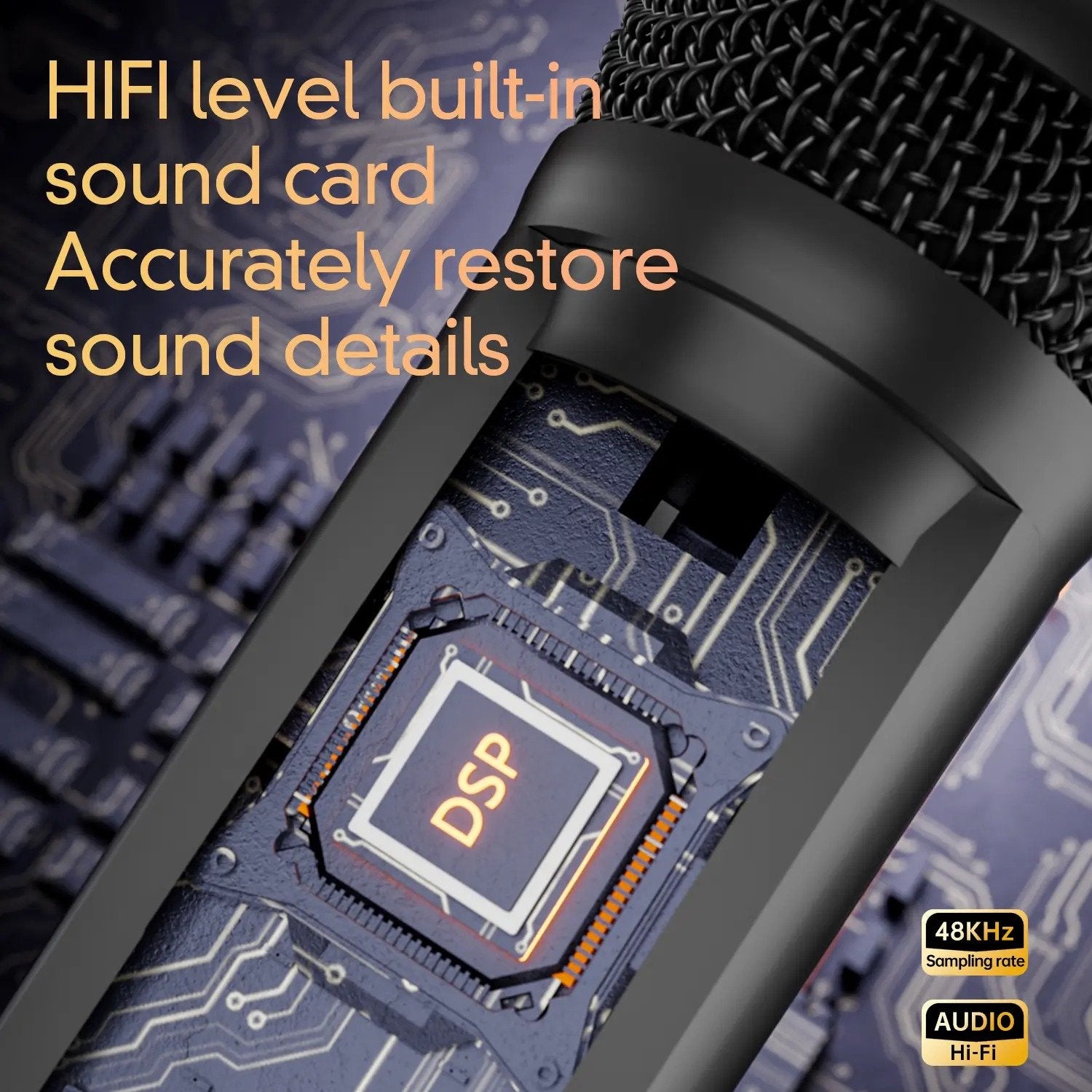 🎁Last Day Promotion 49% OFF🔥2-in-1 Bluetooth Microphone with Sound Card, Voice Changer and Noise Reduction for Streaming