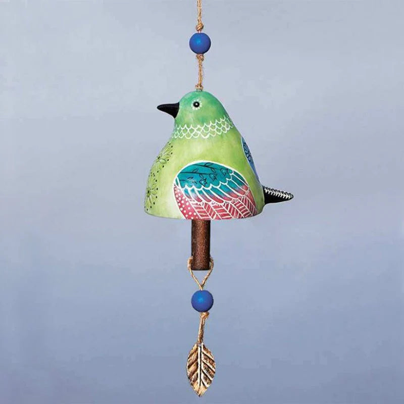 Hand-Painted Ceramic Bird wind Chimes (Handmade by Jordan Maynard®)-Buy 2 Free Shipping